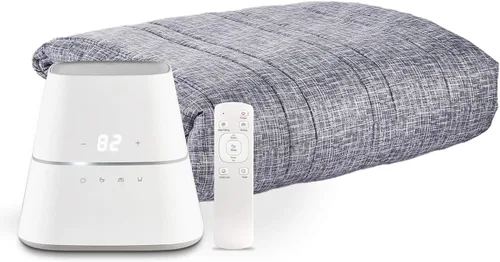 AquaPad CozyFlow Cubrecolchón con calefacción por agua, sin cable eléctrico, todo digital, garantía de 5 años, AirQuiet y tecnología de doble
