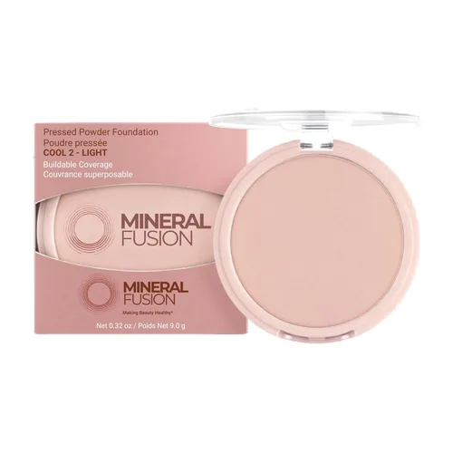 Miniatura 23 de Mineral Fusion Base de maquillaje en polvo prensado, Deep 1, piel media/bronceada con matices dorados, maquillaje de base que desafía la edad