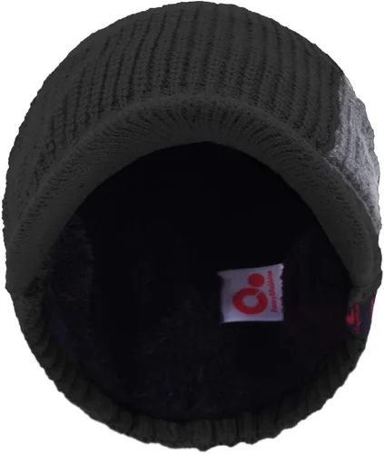 Miniatura 61 de Janey&Rubbins Gorro de punto diario con orejeras con forro polar y calavera