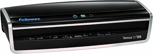 Miniatura 3 de Fellowes Laminador Venus 2 125, máquina laminadora de calentamiento rápido de 30-60 segundos, con kit de bolsas de laminación (5734801), negro