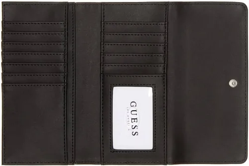 Miniatura 3 de GUESS Bolso de embrague grande acolchado para mujer - Negro, Negro -, Tri-fold