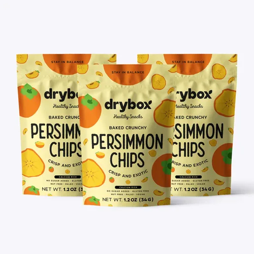 Miniatura 12 de Drybox Chips de manzana seca sin azúcar añadido, paquete de 3 patatas fritas de manzana, paquetes de aperitivos de manzana en rodajas al horno