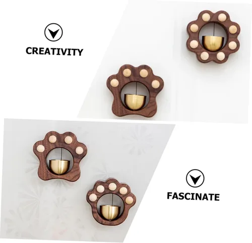 Miniatura 3 de Yardwe Campanas de puerta de Navidad con diseño de Paw Keeper de dibujos animados para campana de entrada de tienda