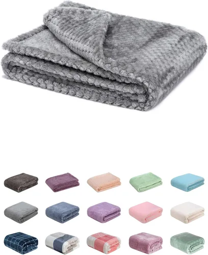 Miniatura 89 de Manta o manta mullida para bebé, suave, cálida y acogedora manta de vellón coral para niños pequeños, bebés o recién nacidos, para cuna, cochecito