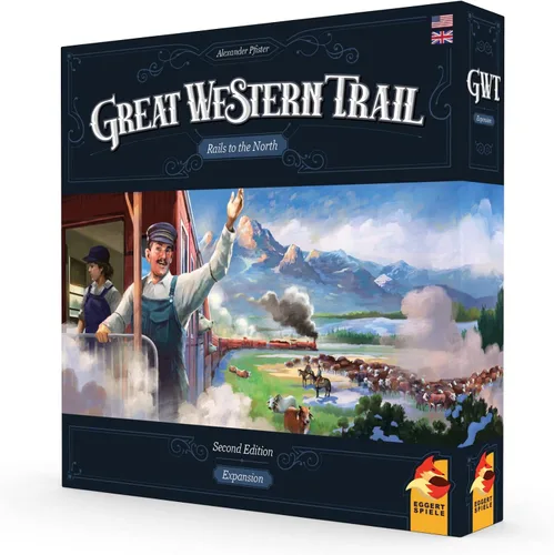 Miniatura 6 de Great Western Trail 2ª edición Rails to the North Juego de mesa Expansión - ¡Nuevas aventuras esperan! Juego de estrategia para niños y adultos
