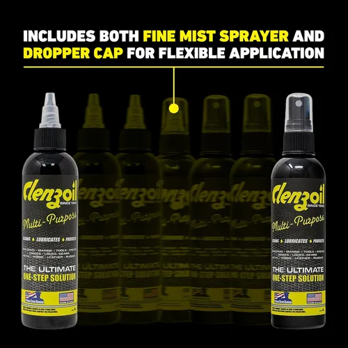 Miniatura 3 de Clenzoil Lubricante CLP multiusos - Aceite 3 en 1 - para puerta de garaje, cadena de bicicleta, pistolas y más - Uso de bicicleta y motocicleta