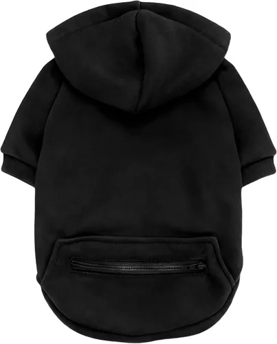 Miniatura 3 de Jecikelon Abrigo de Clima Frío para Perro Mascota con Bolsillo Sudadera de Invierno para Perro Ropa Cálida para Cachorros para Perros Pequeños Ropa
