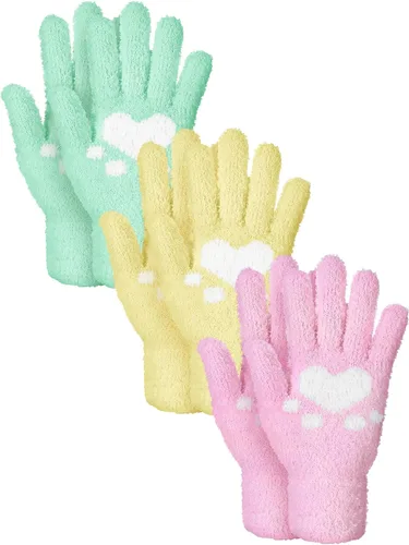 Miniatura 32 de Patelai 12 pares de guantes de microfibra para limpiar plantas de interior, persianas, muebles, casa (colores surtidos, medianos)