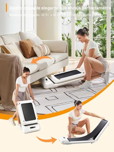 Miniatura 2 de WALKINGPAD C2 Caminadora plegable para caminar, colorida caminadora debajo del escritorio para oficina en casa, diseño compacto elegante, no 2-Blanco