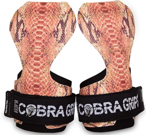 Miniatura 42 de Cobra Grips Weight Lifting Gloves with Adjustable Neoprene Padded Wrist Wraps - Heavy Duty Alternative to Power Lifting Hooks for Deadlifts