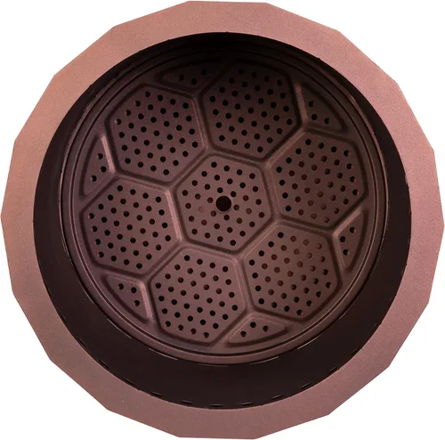 Miniatura 8 de Flash Furniture Titus - Chimenea de madera de grado comercial, sin humo, acabado de bronce, 19.5 pulgadas, portátil, cubierta impermeable