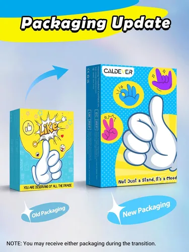 Miniatura 6 de Regalos para adolescentes, niños, niñas, adultos, día del padre: Thumbs Up Lazy Phone Stand Soporte de teléfono celular para escritorio para niños