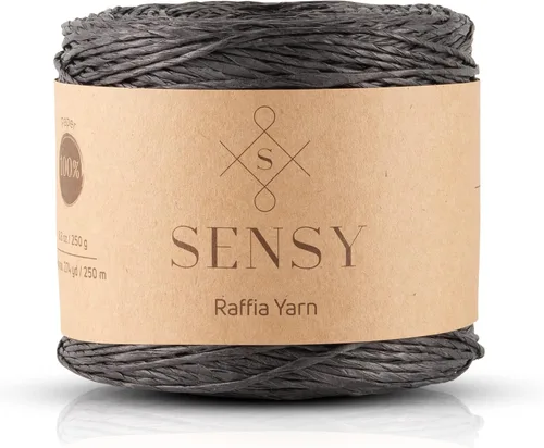 Miniatura 16 de Sensy Premium - Hilo de rafia multicolor (185 yardas, 100% papel, 400)