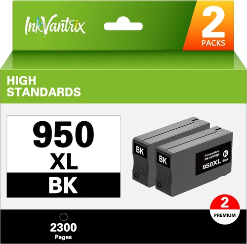 950XL - Cartuchos de tinta negra de repuesto para HP 950 XL 951XL 950/951, combo compatible con HP OfficeJet Pro 8600 8610 8620 8100 8630 8660 8640