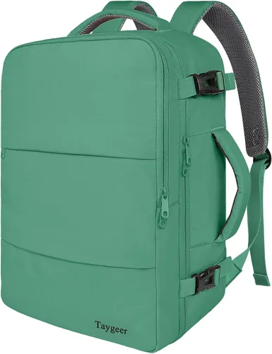 Miniatura 42 de Taygeer - Mochila de viaje para mujeres, mochila de cabina con puerto de carga USB y bolsa para zapatos, mochila TSA para laptop de 15.6 pulgadas