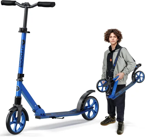 Miniatura 16 de Outdoor Cruiser Patinete para edades de 6+, para niños, adolescentes y adultos, carga máxima 250 LBS, plegable, ruedas grandes de 8 pulgadas, doble