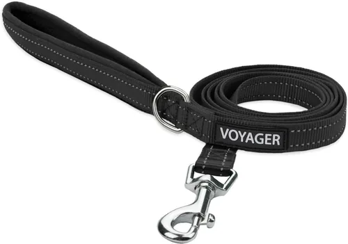 Miniatura 15 de Best Pet Supplies Correa reflectante Voyager para perros con mango de neopreno, para razas pequeñas, medianas y grandes, bonita y resistente