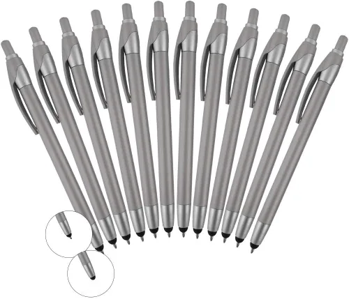 Miniatura 8 de Lápiz óptico para pantallas táctiles y tabletas: bolígrafo capacitivo ligero para pantallas táctiles de tableta, compatible con cualquier pantalla