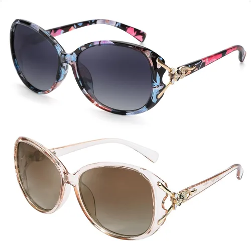 Miniatura 25 de FIMILU Gafas de sol para mujer, lentes de sol polarizados de gran tamaño, gafas de sol grandes para mujer, protección UV