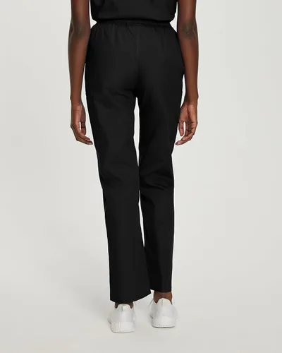 Miniatura 3 de Scrub Zone 83221 - Pantalones elásticos tipo cargo de 3 bolsillos para mujer, gris