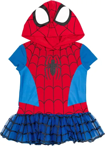 Miniatura 3 de Marvel Avengers Spider-Man Spider-Gwen Captain America Girls Cosplay T-Shirt and Leggings Toddler to Little Kid