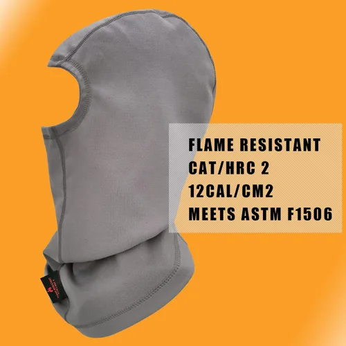 Miniatura 3 de LANLFY 2PACK FR Pasamontañas de soldadura 100% algodón máscara completa HRC2 protector de cuello arco flash cabeza cubierta