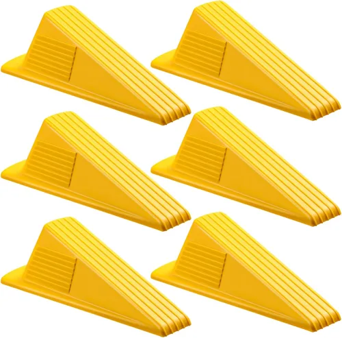 Miniatura 14 de Frienda 4 Piezas Topes de Puerta Jumbo Resistentes Tope de Puerta Alto hasta 2 pulgadas Cuña Alta TPR Cuña Grande Apilable Gran Tope de Goma