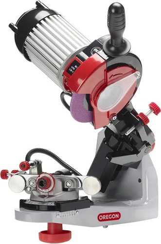 Miniatura 7 de Oregon Amoladora de banco mini compacta de 120 voltios, afilador universal de cadena de sierra, para todas las cadenas de motosierra (310-120)