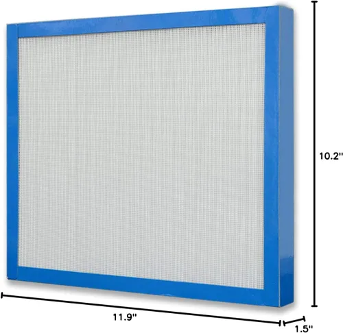Miniatura 8 de PUREBURG Filtro de repuesto AF-10FL compatible con HoMedics Total Clean AF-10, AP-15, AR-10 purificadores de aire, filtración H13 True HEPA de doble