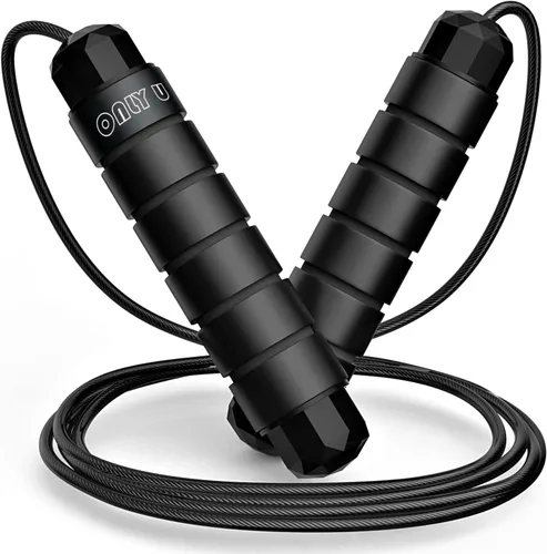 Cuerda de saltar para entrenamiento, fitness, gimnasio en casa, hombres, mujeres y niños, salud, desde solo U, (varios colores)