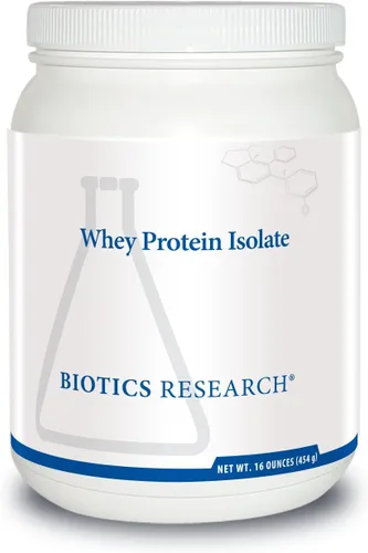 Biotics Research WHEY - Proteína aislada sin sabor de 0.71 onzas, sin desnaturalizar, sin OMG, deliciosa proteína en polvo, apoya el crecimiento
