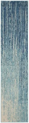 Miniatura 16 de Nourison Passion Abstract - Alfombra de 2 pies 2 pulgadas x 7 pies 6 pulgadas, fácil de limpiar, no se desprende, para dormitorio, sala de estar