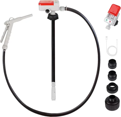 Miniatura 8 de Bomba de transferencia de combustible (3.2 GPM) con sensor de parada automática, manguera de 51 pulgadas de transferencia automática de bomba de gas