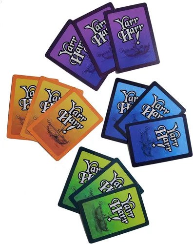 Miniatura 5 de YARR HARR! by Skill Board Games - Juego de cartas de estrategia ligera, barco pirata para niños y adultos, ideal para noche de juego familiar, 2-6
