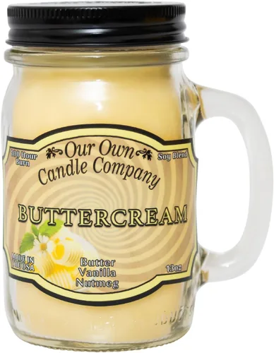 Miniatura 47 de Our Own Candle Company, Orange Creamsicle - Vela perfumada en tarro de masón, 100 horas de tiempo de combustión, 13 onzas