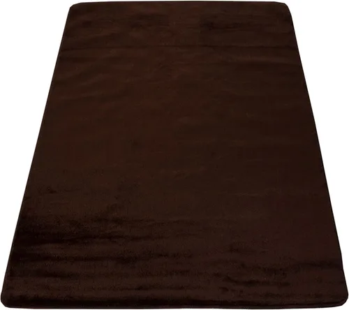 Miniatura 2 de RugStylesOnline Euro Collection - Alfombras de color sólido con parte trasera de goma antideslizante, lavable a máquina, más opciones de color Marrón