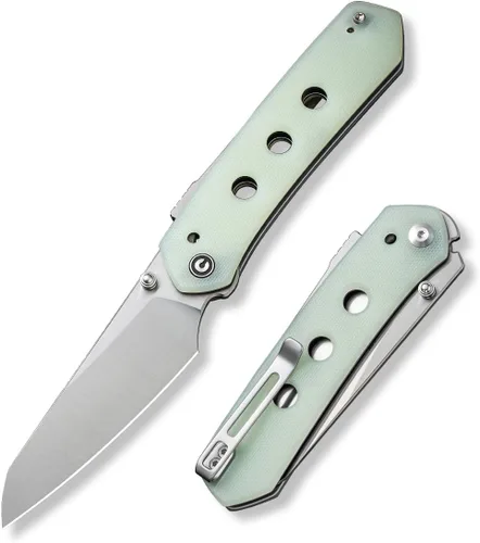 Miniatura 13 de CIVIVI Vision FG - Cuchillo de bolsillo para EDC, Superlock plegable con mango de 3.54 pulgadas Inversa Tanto Nitro-V Blade G-10, regalo ideal