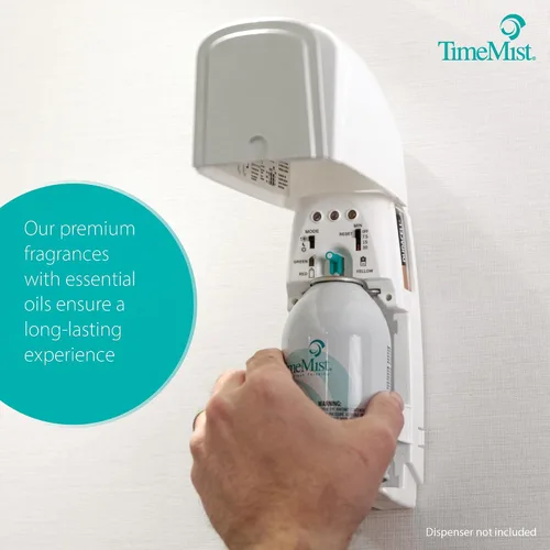 Miniatura 7 de TimeMist Recambios de ambientador medido de alta calidad, crema de vainilla, 7.1 onzas (caja de 12) - 1042737 - Dura hasta 30 días y neutraliza
