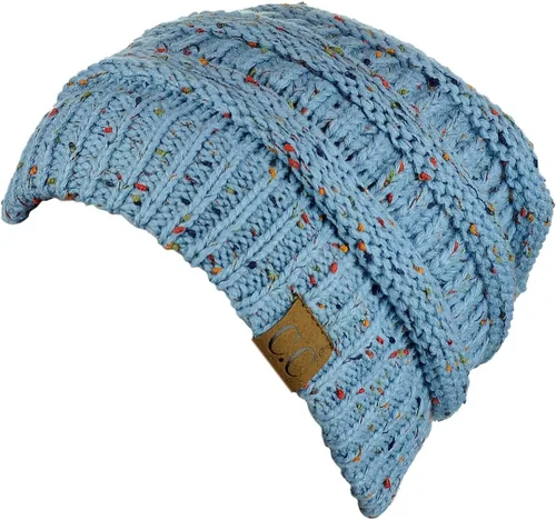 Miniatura 660 de C.C Trendy Warm Chunky Soft Stretch Cable Knit Beanie