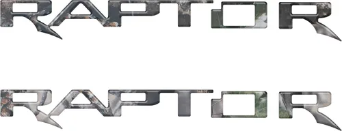 Miniatura 20 de Insertos de emblema para capó - Compatible con Ford F-150/Bronco Raptor 2021-2026 * Color OE: plata icónica