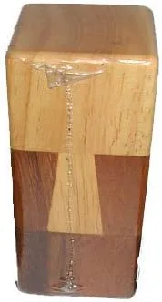 Miniatura 2 de Rompecabezas de madera con piezas encajables en nivel imposible. Estas piezas pueden adaptarse en 4 lados, ¿podrá separarlas?