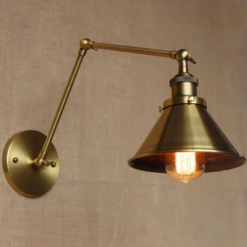 Miniatura 8 de Lámparas para Pared De Sala Retro Al Aire Libre Jardín Lámpara de Pared Industrial Hierro Dormitorio Iluminación Interior Estudio Pasillo Entrada