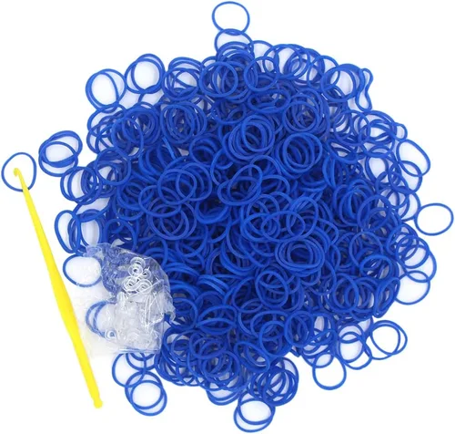 Miniatura 10 de Kit de 3000 bandas de goma de telar con 75 clips, 5 ganchos, kit de fabricación de pulseras de primera calidad para niños, tejer, regalo de A-Café