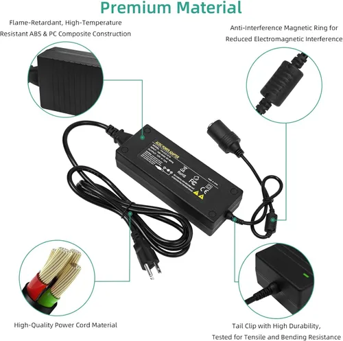 Convertidor de CA a CC, transformador adaptador de fuente de alimentación de 12 V 15 A, CA 100 V ~ 240 V 180 W 60 Hz, adaptador de enchufe para