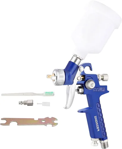 ENDOZER Pistolas pulverizadoras HVLP mini de uso general para automóviles, pulverizador de pintura para detalles de automóviles, reparación puntual