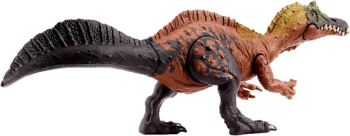 Miniatura 6 de Mattel Jurassic World Wild Roar - Figura de acción con sonido y movimiento de ataque, incluye juego digital, 11 pulgadas de largo