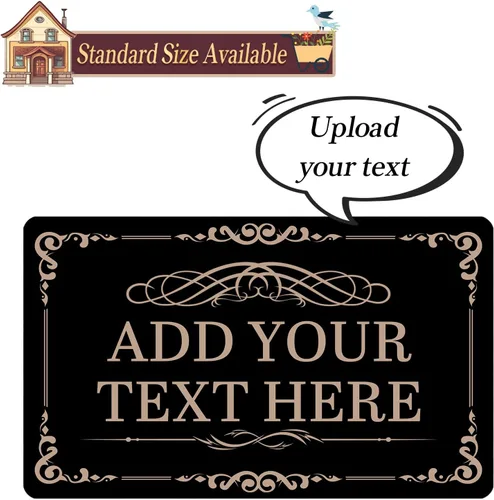 Miniatura 4 de Tapete personalizado de bienvenida para el hogar familiar, tapete personalizado para interiores y exteriores con tu entrada de texto para casa, C