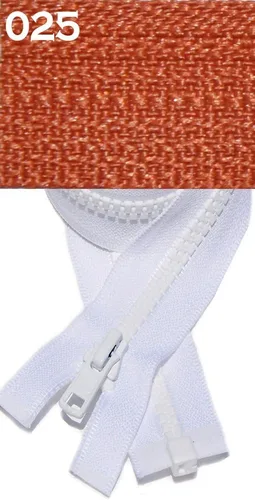 Miniatura 22 de YKK Cremallera Vislon de 22 pulgadas, 5 separadores de plástico moldeado, peso medio por cada uno (color seleccionado) (rosa azafrán - 806)