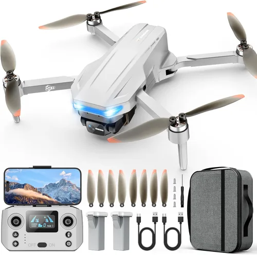 Oddire - Drones con cámara para adultos 4K, GPS con retorno automático, vuelo de puntos de referencia, vuelo en órbita, seguimiento GPS, control por
