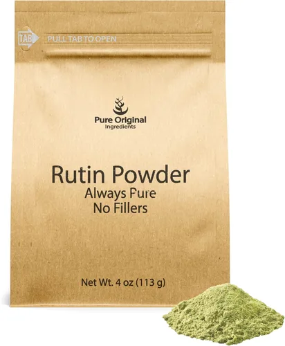 PURE ORIGINAL INGREDIENTS Polvo de rutina (4 onzas), siempre puro, sin aditivos ni rellenos, verificado por laboratorio